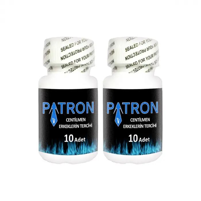 Patron 2 Adet Erkeklere Özel Maça-PanaxGinseng TribulusTerrestisli 10 lu Kapsüller
