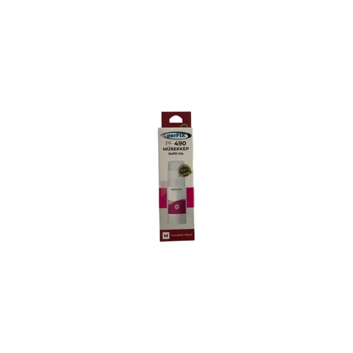 perFIX Canon PF CGI-490M - Kırmızı 790 - 190 - Şişeli Mürekkep 70ml