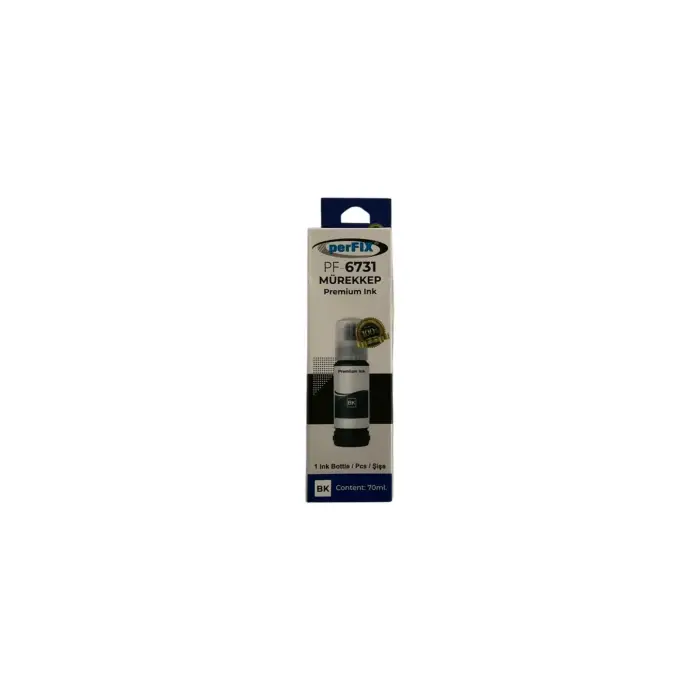 perFIX PF T6641 - 6731 Siyah Şişeli Mürekkep (70 ml )