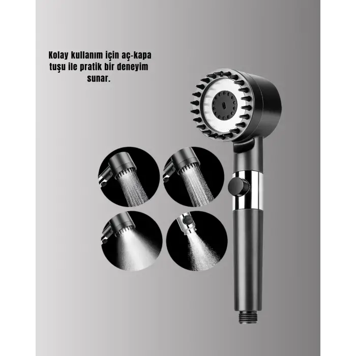 PLASTİK DUŞ BAŞLIĞI FİLTRELİ