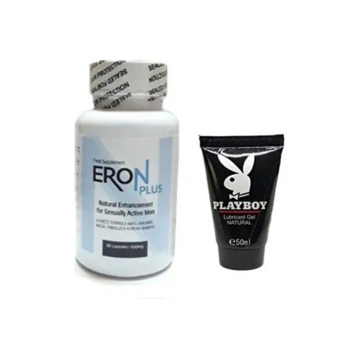 Playboy 120 ml Masaj Yağı Eron Plus 60lı Erkeklere Özel