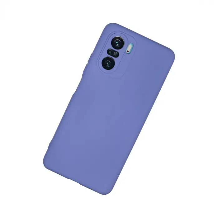 Poco F3 Kılıf Nano içi Kadife Silikon - Lila