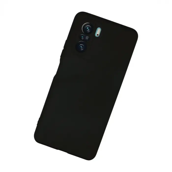 Poco F3 Kılıf Nano içi Kadife Silikon - Siyah