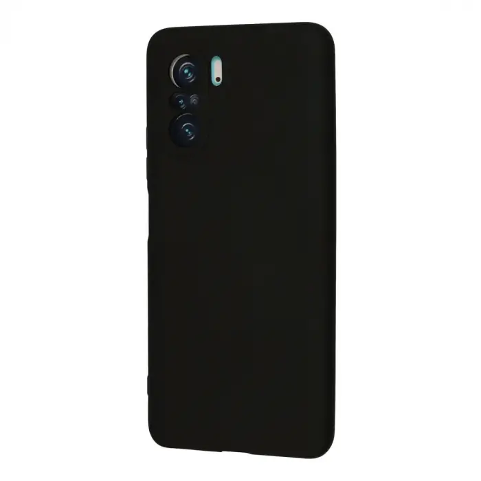 Poco F3 Kılıf Nano içi Kadife Silikon - Siyah