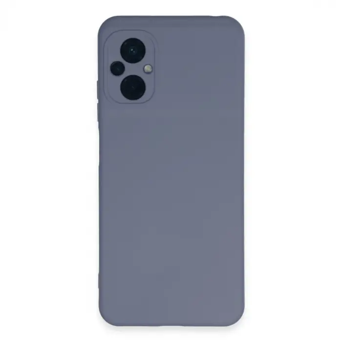 Poco M5 Kılıf Nano içi Kadife Silikon - Gri
