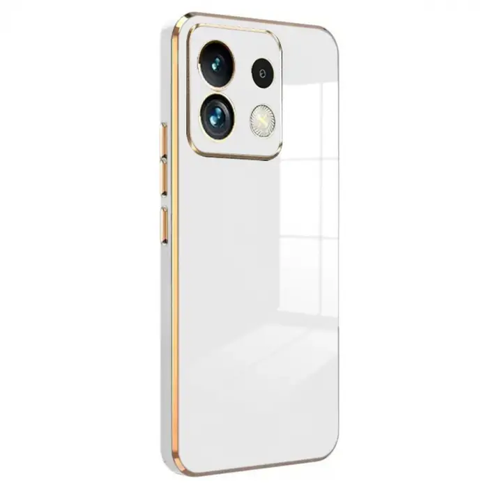Poco M6 Pro 4G Kılıf Volet Silikon - Beyaz
