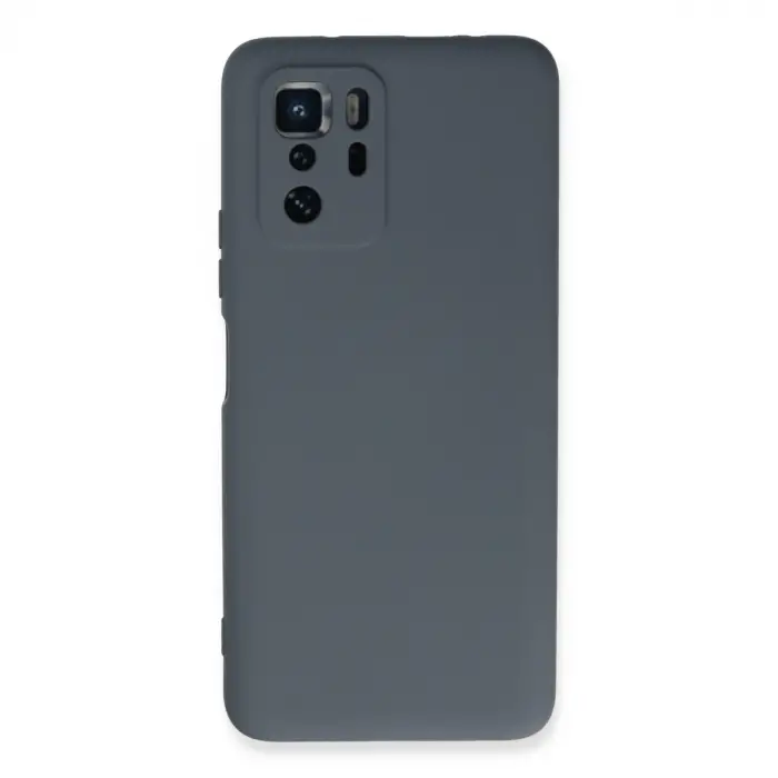 Poco X3 GT Kılıf Nano içi Kadife Silikon - Gri
