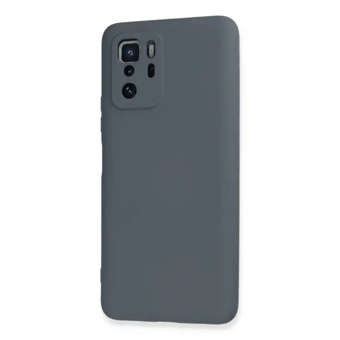 Poco X3 GT Kılıf Nano içi Kadife Silikon - Gri
