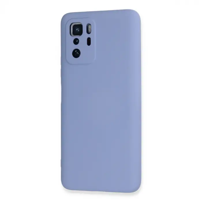 Poco X3 GT Kılıf Nano içi Kadife Silikon - Lila