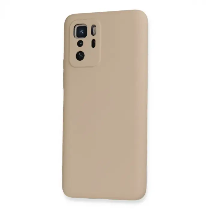 Poco X3 GT Kılıf Nano içi Kadife Silikon - Pudra