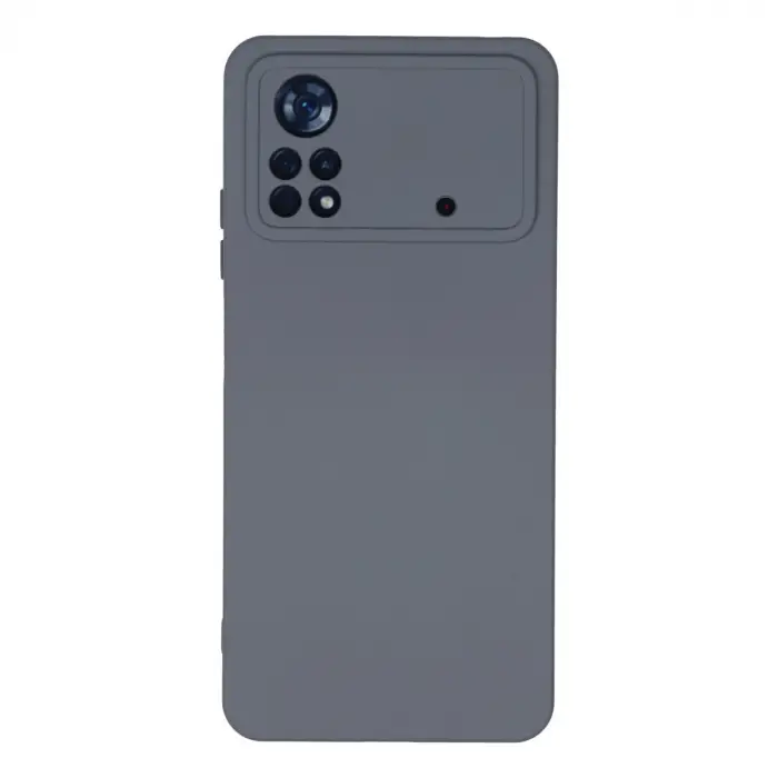 Poco X4 Pro 5G Kılıf Nano içi Kadife Silikon - Gri