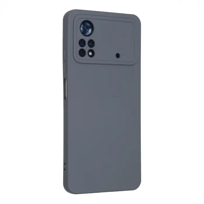Poco X4 Pro 5G Kılıf Nano içi Kadife Silikon - Gri