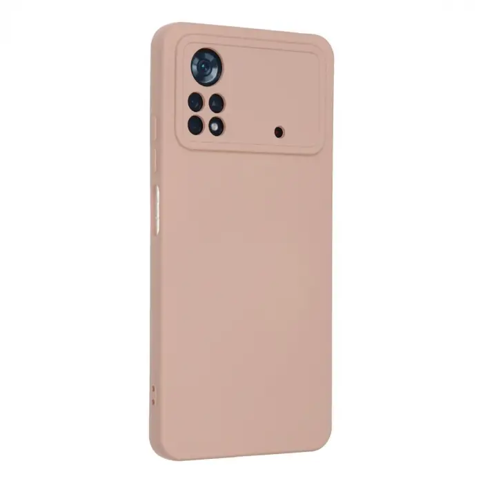 Poco X4 Pro 5G Kılıf Nano içi Kadife Silikon - Pudra