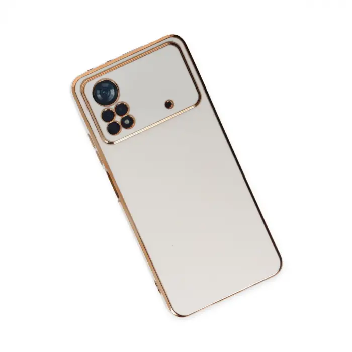 Poco X4 Pro 5G Kılıf Volet Silikon - Beyaz