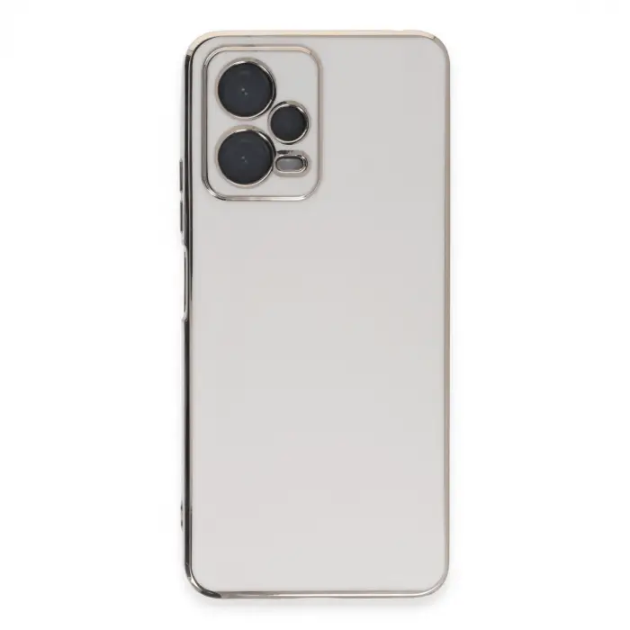 Poco X5 5G Kılıf Volet Silikon - Beyaz