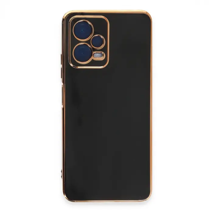 Poco X5 5G Kılıf Volet Silikon - Siyah