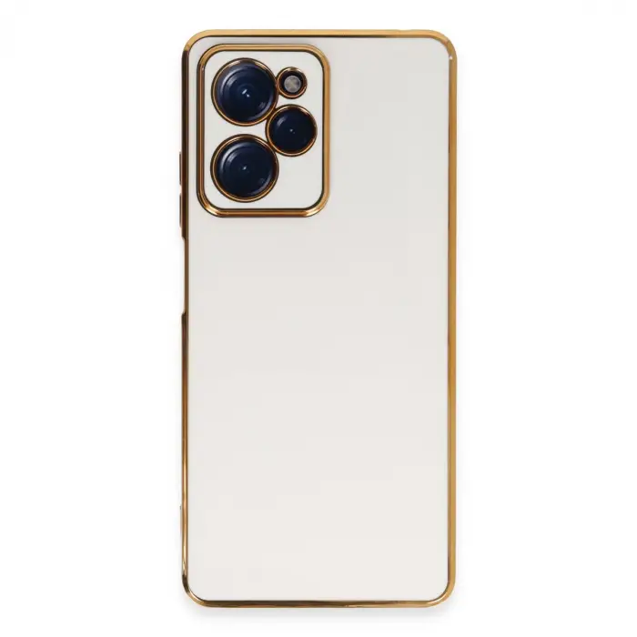 Poco X5 Pro 5G Kılıf Volet Silikon - Beyaz