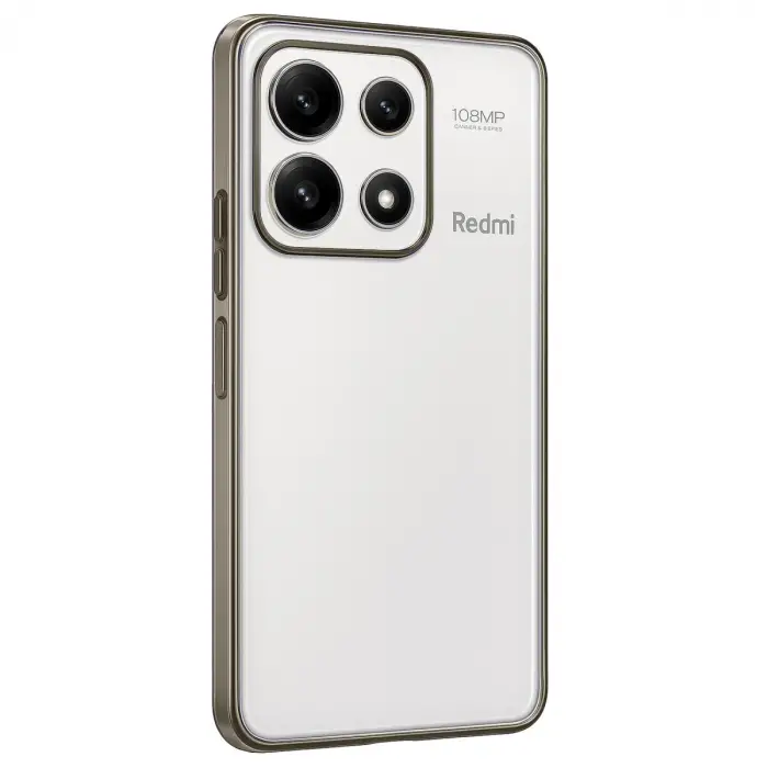 Poco X6 Pro Kılıf Razer Lensli Silikon - Gold