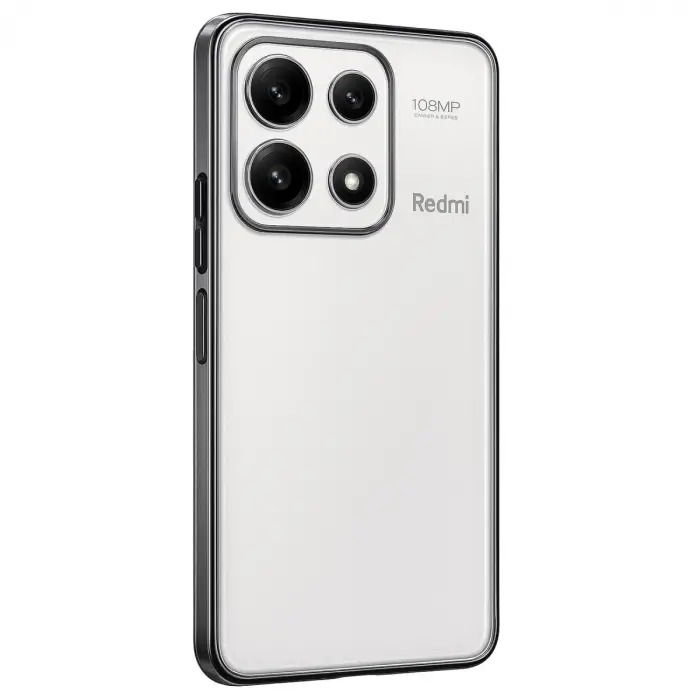 Poco X6 Pro Kılıf Razer Lensli Silikon - Gümüş