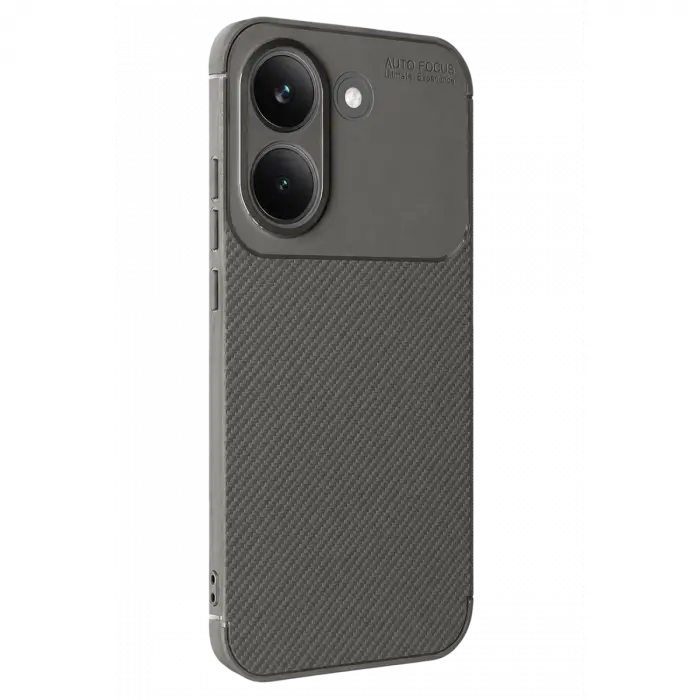 Poco X8 Pro Auto Focus Karbon Kapak - Gri