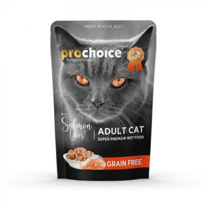 Pouch Somonlu ve Ciğerli Tahılsız Yetişkin Kedi Konservesi 85 Gr
