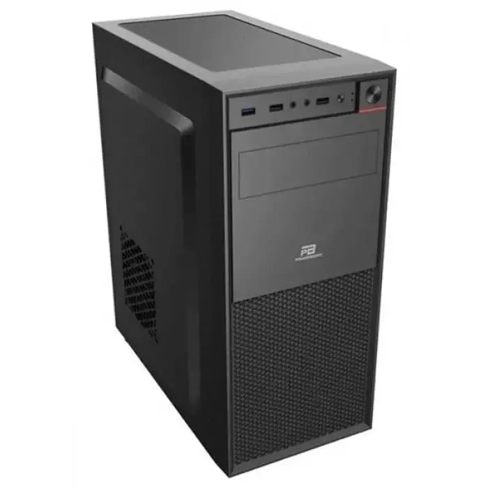 PowerBoost PB-A400B 400W DVD Yuvalı Panel 12cm fan +usb 3.0 Atx Kasa
