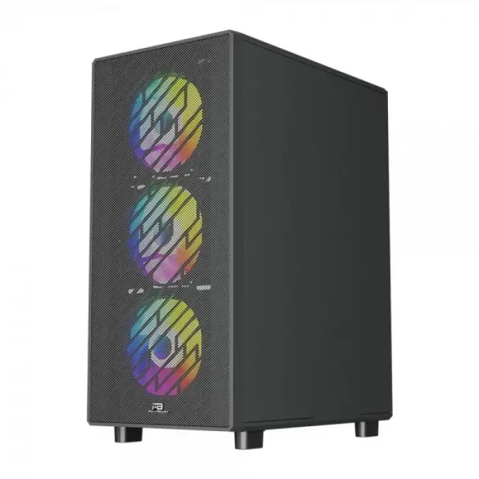 POWERBOOST PB-A700B 750W 80 + BRONZE MESH ÖN PANEL 4XRAINBOW FAN+USB3.0 GAMING ATX KASA SIYAH