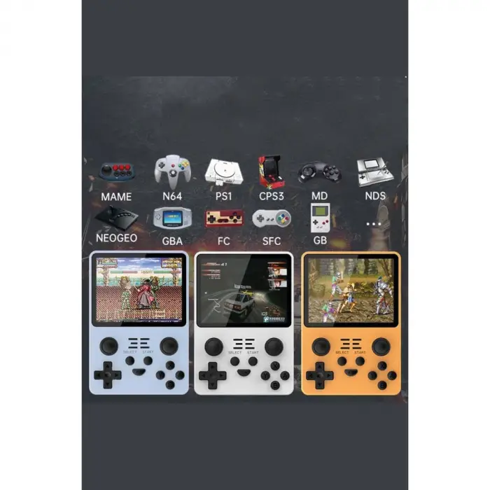 POWKIDDY RGB20S 64GB Retro Gamepad - Beyaz