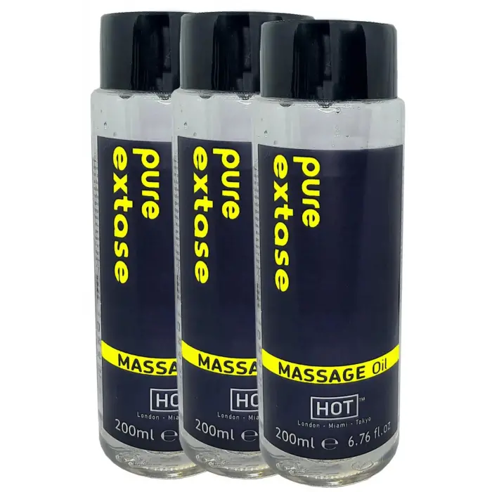 Pure Extase Massage Oil 600 ml Aromalı Masaj Yağı X 3 ADET