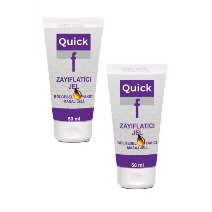 Quick Gel Masaj Bakım Kremi 50 mlx 2 ad+Çörek Otu Yağı 30 ml