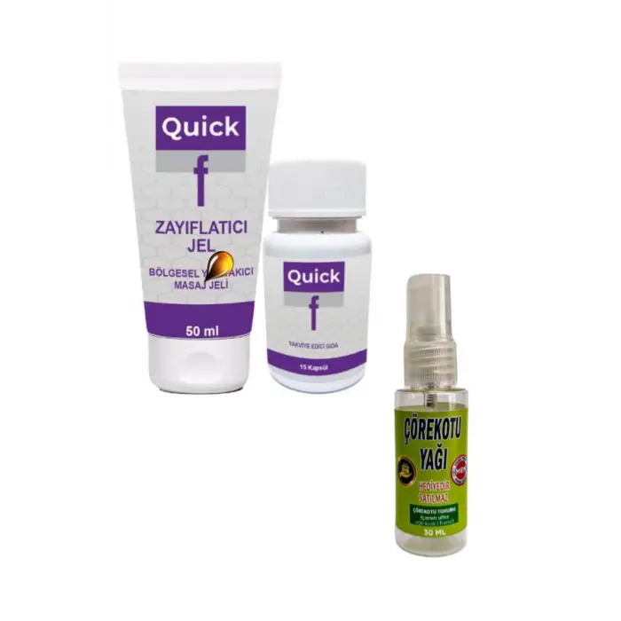 QuickF Bakım Seti + Masaj Yağı 30 ml
