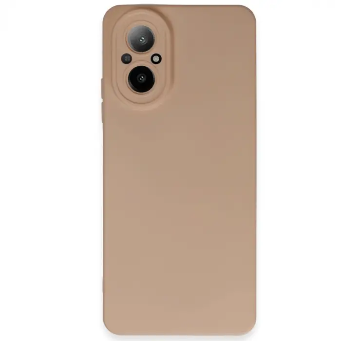Realme 12 Lite Kılıf Nano içi Kadife Silikon - Pudra