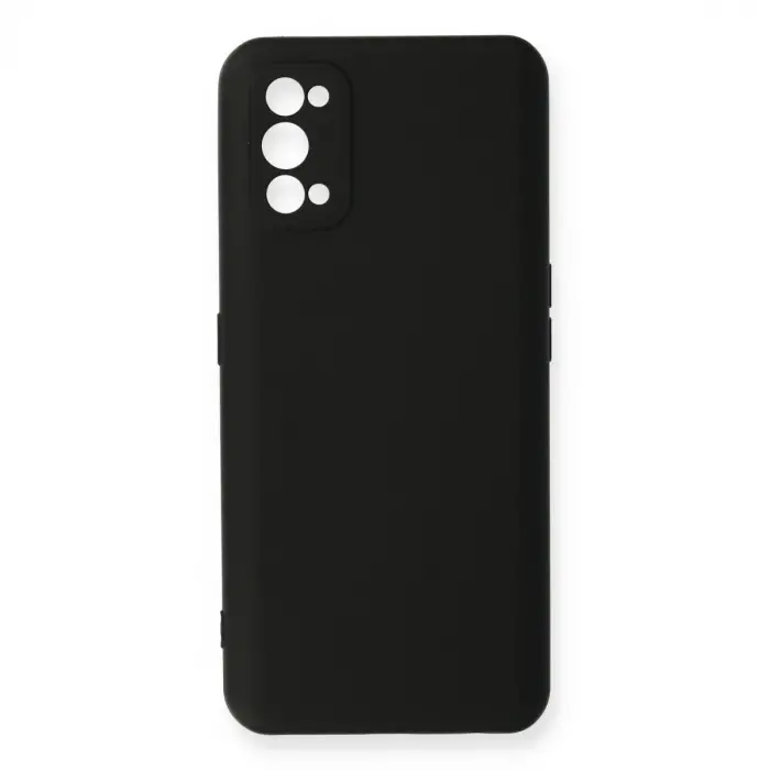 Realme 7 Pro Kılıf Nano içi Kadife Silikon - Siyah