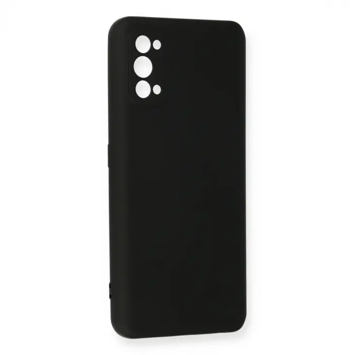 Realme 7 Pro Kılıf Nano içi Kadife Silikon - Siyah