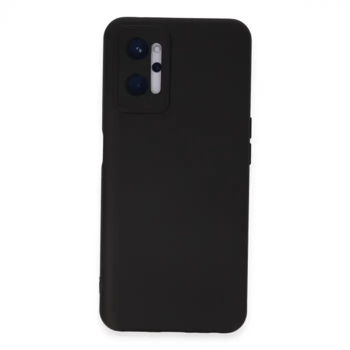 Realme 9i 4G Kılıf Nano içi Kadife Silikon - Siyah