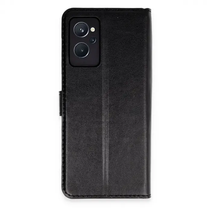 Realme 9i 4G Trend S Plus Kapaklı Kılıf - Siyah