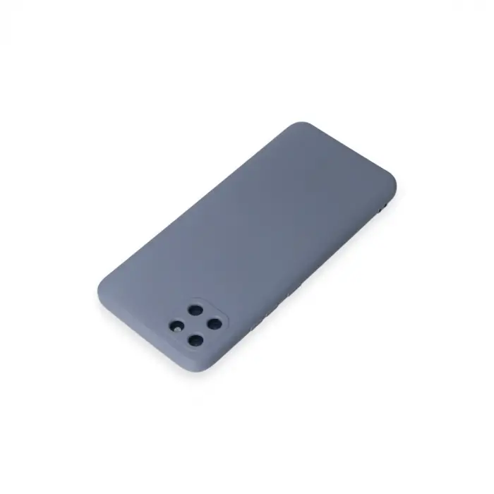 Realme C11 Kılıf Nano içi Kadife Silikon - Gri