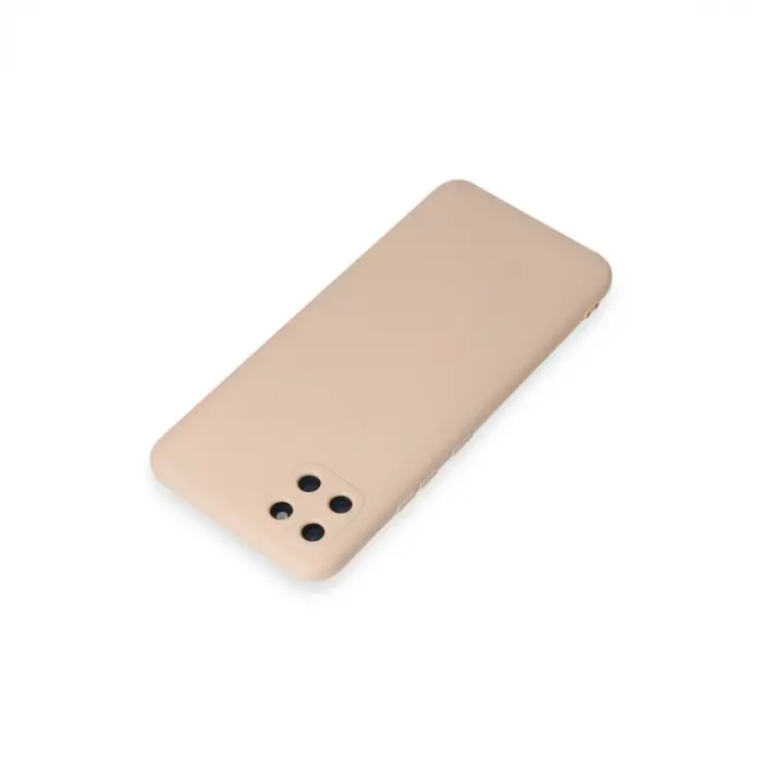 Realme C11 Kılıf Nano içi Kadife Silikon - Pudra