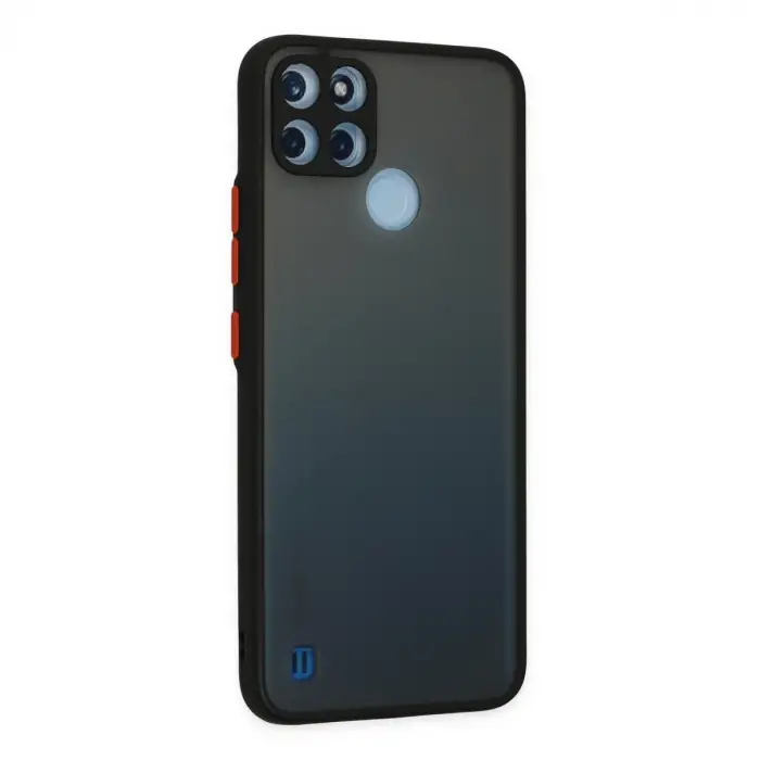 Realme C21Y Kılıf Montreal Silikon Kapak - Siyah