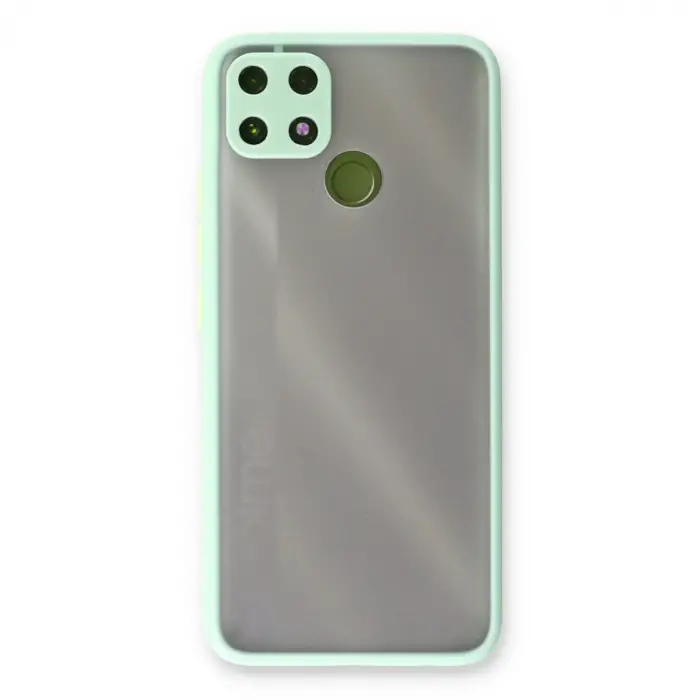 Realme C25 Kılıf Montreal Silikon Kapak - Turkuaz