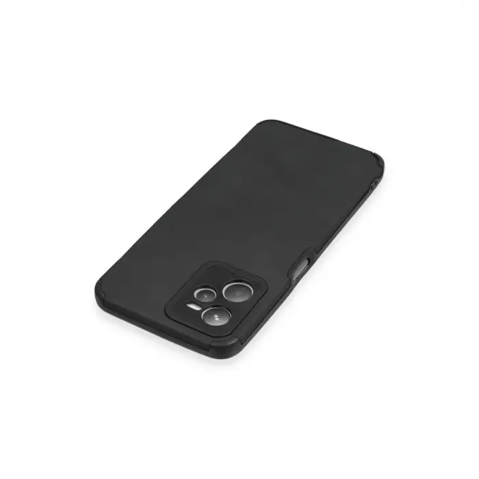 Realme C35 Kılıf Loop Deri Silikon - Siyah
