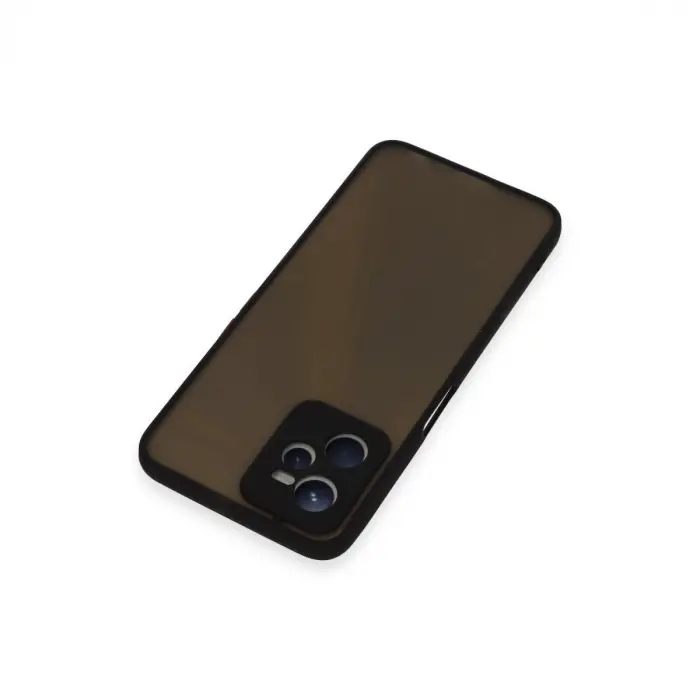 Realme C35 Kılıf Montreal Silikon Kapak - Siyah