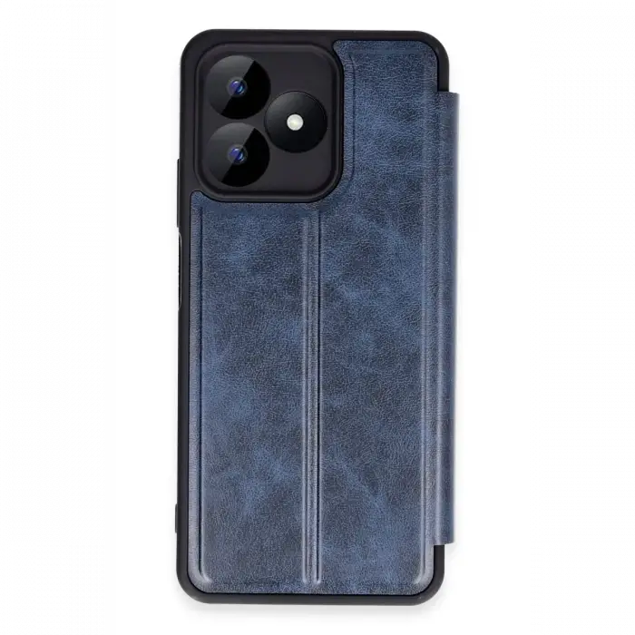 Realme Note 50 4G Kılıf Flip Cover - Lacivert