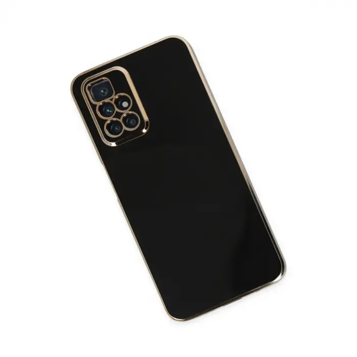 Redmi 10 2022 Kılıf Volet Silikon - Siyah