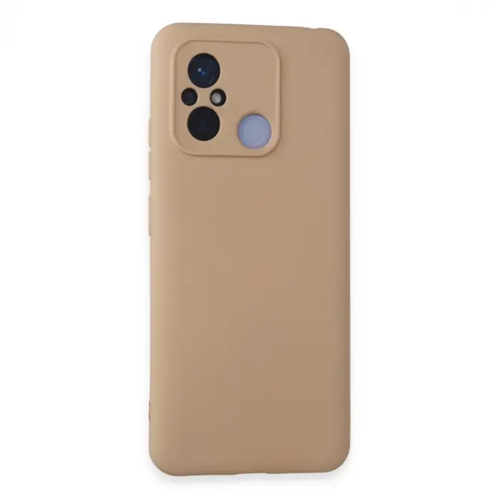 Redmi 12C Kılıf Nano içi Kadife Silikon - Pudra
