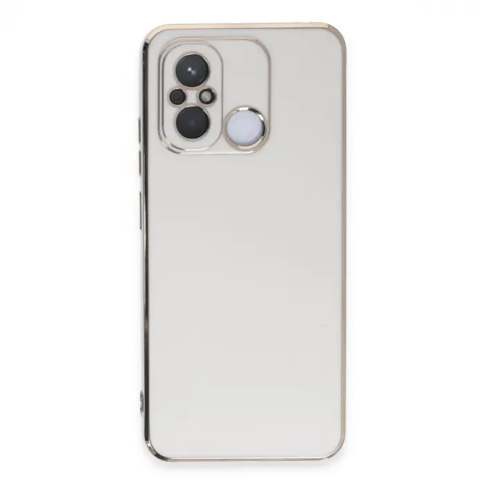 Redmi 12C Kılıf Volet Silikon - Beyaz