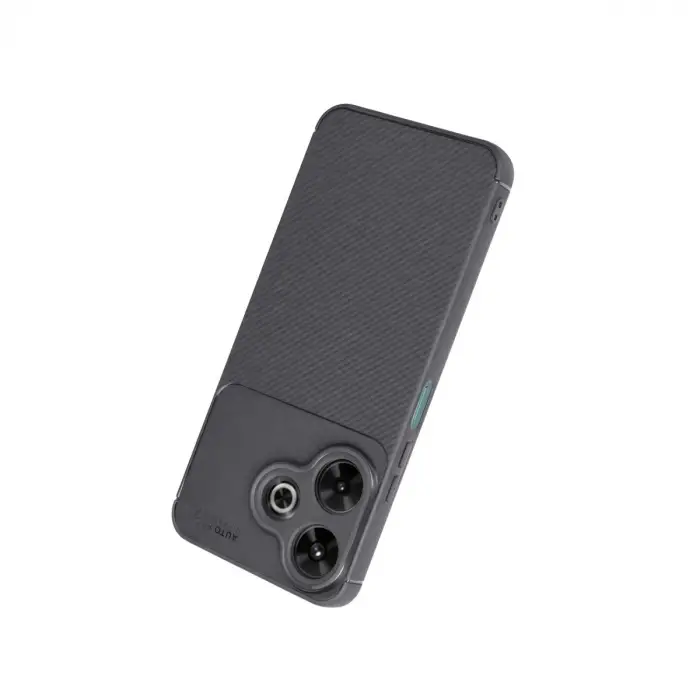 Redmi 13 4G Kılıf Auto Focus Karbon Kapak - Gri