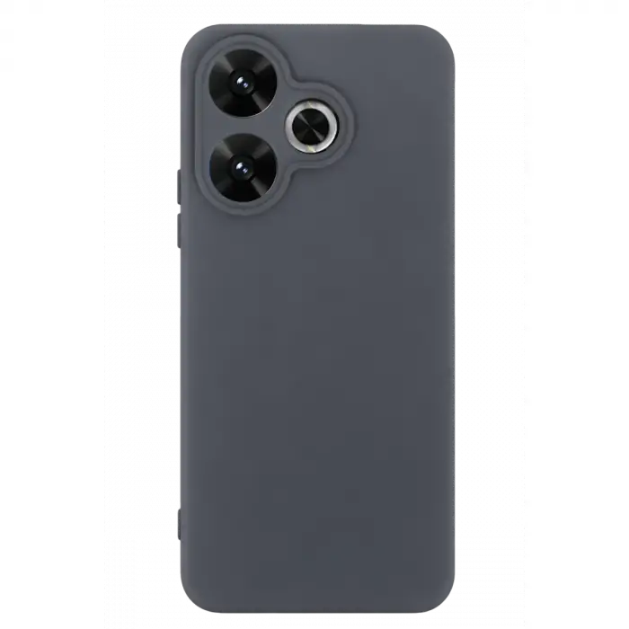 Redmi 13 4G Kılıf First Silikon - Gri
