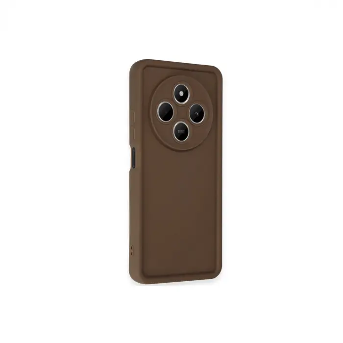 Redmi 14C Kılıf Viera Silikon - Kahverengi