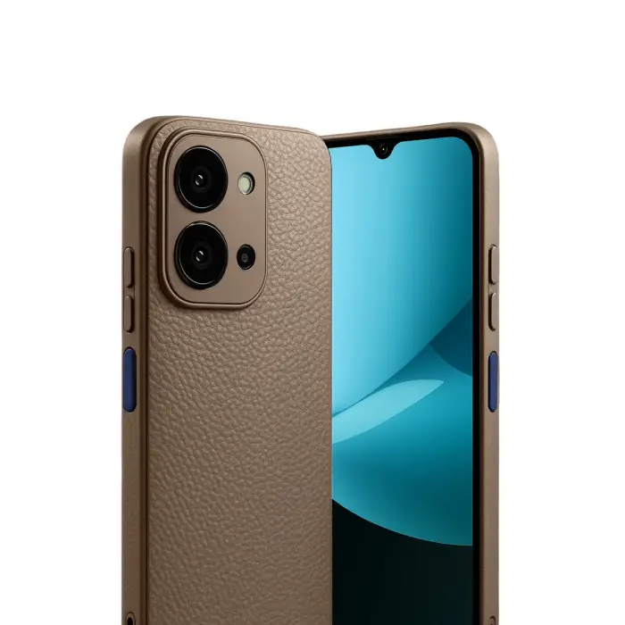Redmi 15C 4G Thermax Silikon Kılıf - Kahverengi